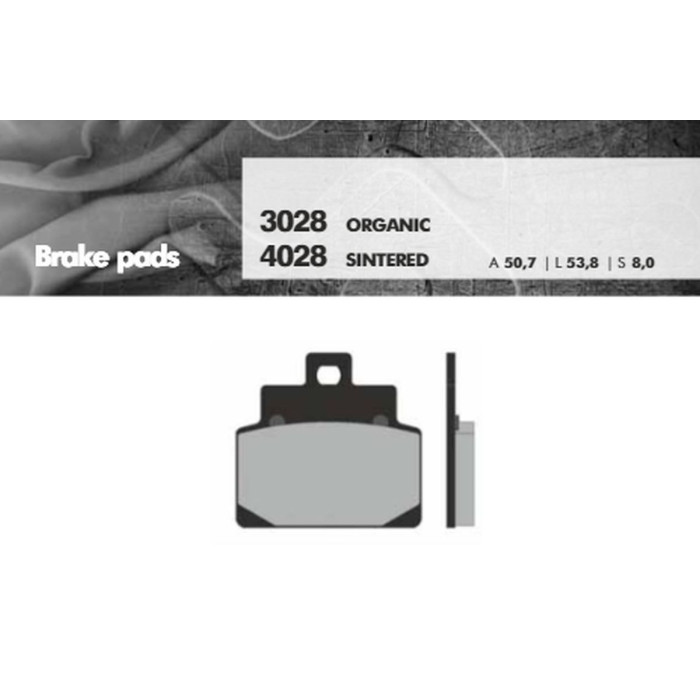 BRENTA brake pads KH301 (for scooters APRILIA 125) (FT 3028)