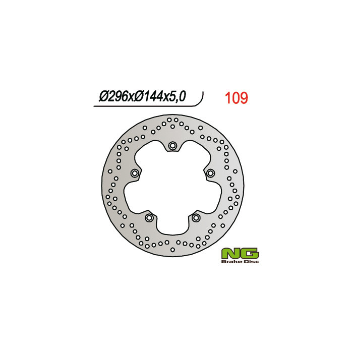 NG brake disc front HONDA VT 600 C '88-'95, VT 500C '83-'86, VT 750C '86-'87 (296X144X5)