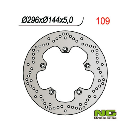NG brake disc front HONDA VT 600 C '88-'95, VT 500C '83-'86, VT 750C '86-'87 (296X144X5)