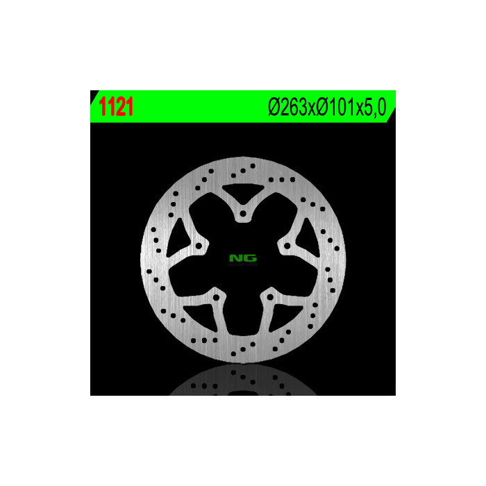NG brake disc front PEUGOT GEOPOLIS / SATELIS / GEOSTYLE (263x101x5) (5X8.5mm)