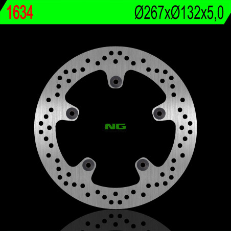 NG brake disc front YAMAHA X-MAX 125 14-18, 300 17-18, 250 17, MBK SKYCRUISER 125 06-11 (267X132X5,0mm) (5X8,5mm)