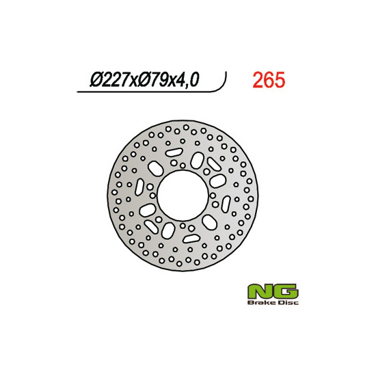 NG brake disc front POLARIS 400 / 500 SPORTSMAN (227x79x4)