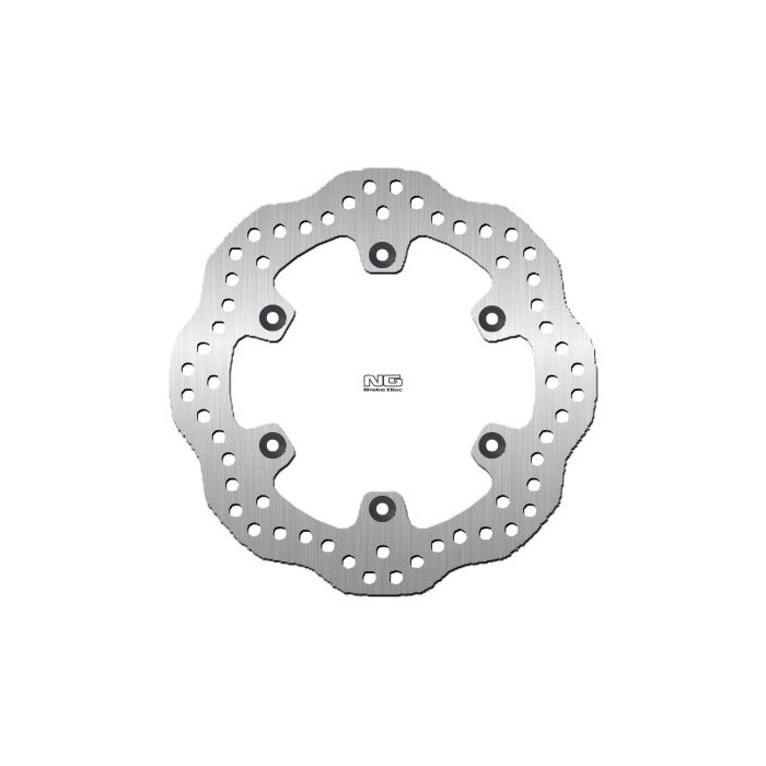 NG brake disc rear KAWASAKI KLR 650 '90-'07, KLE 500 '91-'07 (230X120X5mm) (6X10,5mm) WAVE