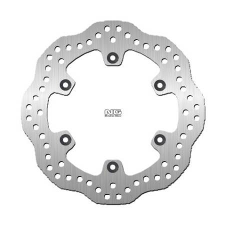 NG brake disc rear KAWASAKI KLR 650 '90-'07, KLE 500 '91-'07 (230X120X5mm) (6X10,5mm) WAVE