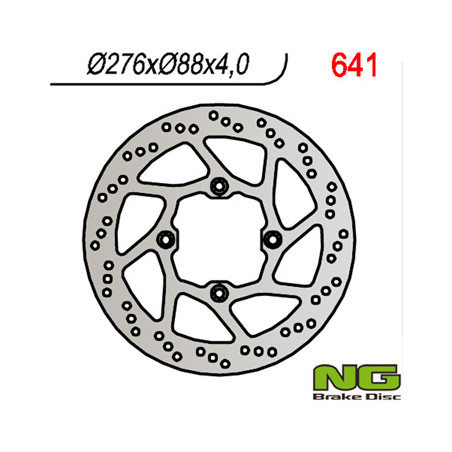 NG stabdžių diskas priekis HONDA XL 125 V VARADERO '01-'13 (276X88X4) (4X10,5mm)