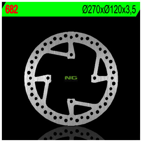 NG brake disc front SHERCO 250 / 300 / 450 / 510 (270X120X3,5) (4X10,5mm)