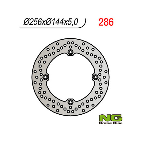 NG stabdžių diskas galas HONDA XRV 750, XL 1000V, CBR 1100XX (256x144x5,0mm) (4X10,5mm)