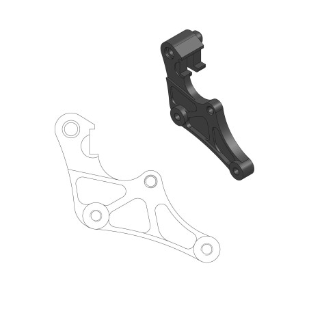 MOTO-MASTER adapteris diskui SUPERMOTO SM RACING 320 YAMAHA YZ 125 / 250 '17-, YZF 250 / 450 '16-