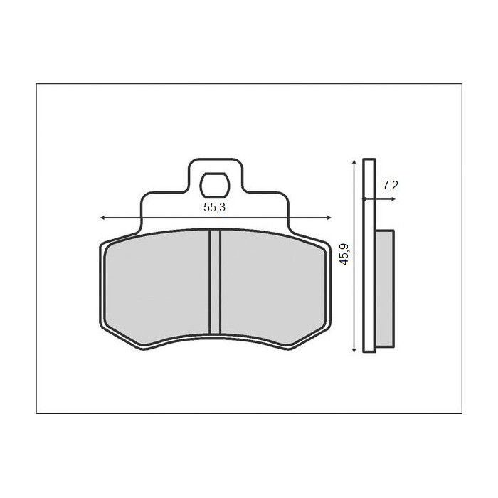 BRENTA brake pads KH356 (KYMCO) (FT 3036)