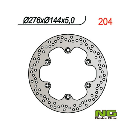 NG stabdžių diskas priekis / galas HONDA CBR 600F (87-94), XL 600V TRANSALP (87-96), X4 (97-99) NT 650V DEAUVILLE (98-12)CBX / V
