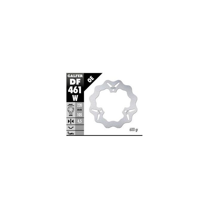 GALFER brake disc rear YAMAHA MT-03 '16-, YZF R3 / R25 '15- (220mm) WAVE