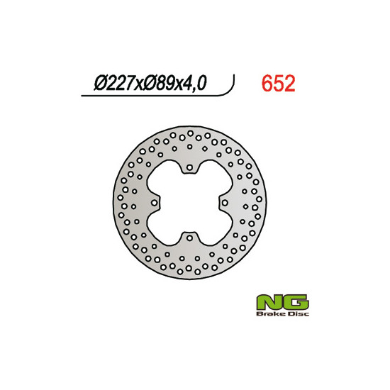 NG brake disc front POLARIS (227X89X4) 250 / 300 / 325 / 330 / 335 / 350 / 400 / 425 / 450 / 455 / 500 / 700 / 800