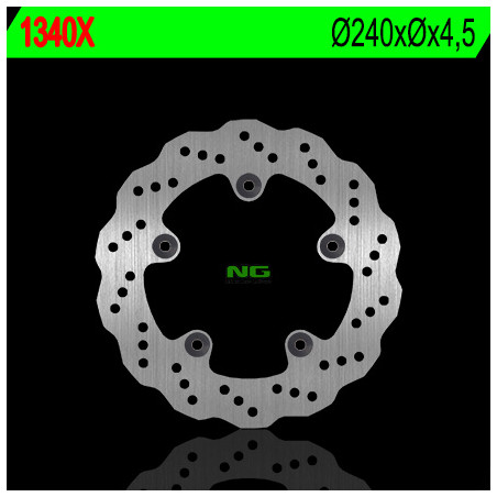 NG brake disc rear HONDA CB 650 '14-'18, INTEGRA 670 '12-'13, CTX 700 '13-'17, NC 750 X / S 14-22 (240X5) (5X10,5mm) WAVE