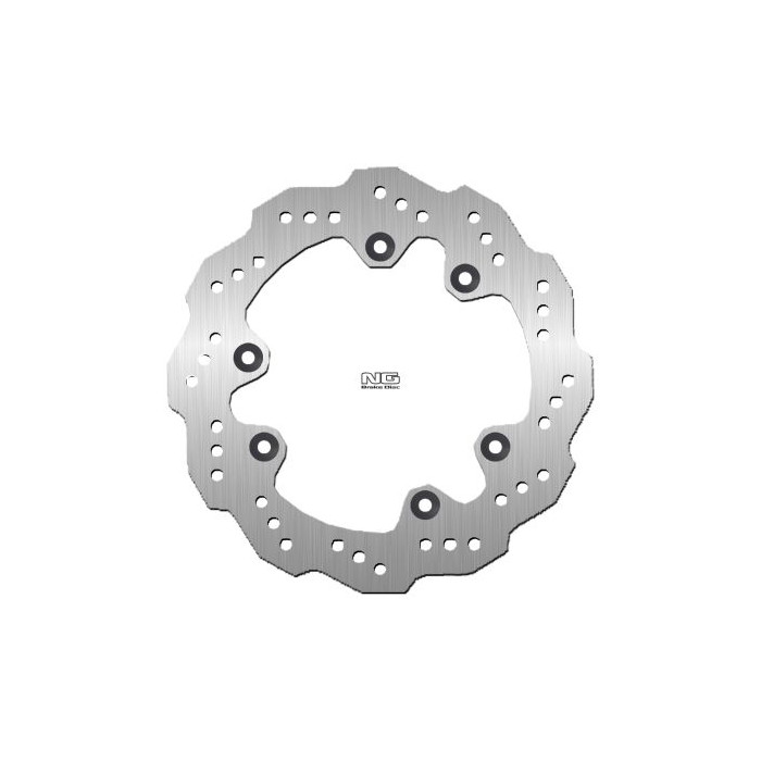 NG brake disc rear SUZUKI DR 600 / 650 / 750 / 800 '86-97 (250x134.5x4mm) (6X10.5mm) WAVE
