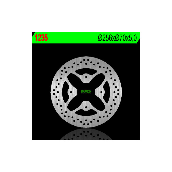 NG brake disc rear HONDA CB 1000R '08-'16 (WITHOUT ABS) (256X70X5) (4X8,5mm)