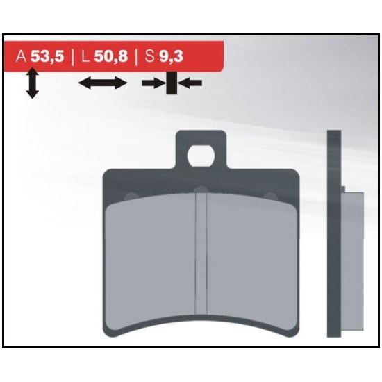 BRENTA brake pads KH298 (rear) (FT 3020)