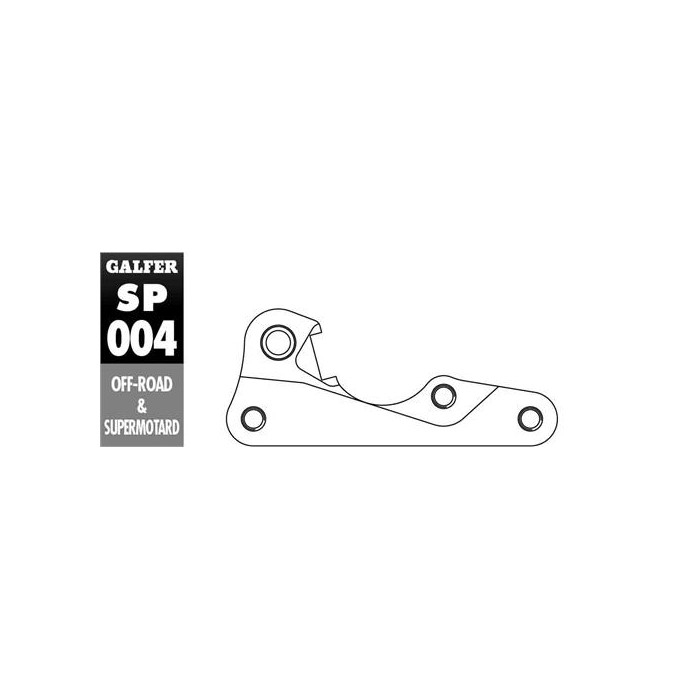 GALFER brake disc adapter 270mm YAMAHA WR / YZ 125 `01-07 YZF 250 / 426 / 450 '01-07 WRF 250 / 426 / 450 00-15