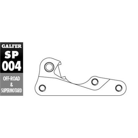 GALFER stabdžių disko adapteris 270mm YAMAHA WR / YZ 125 `01-07 YZF 250 / 426 / 450 '01-07 WRF 250 / 426 / 450 00-15