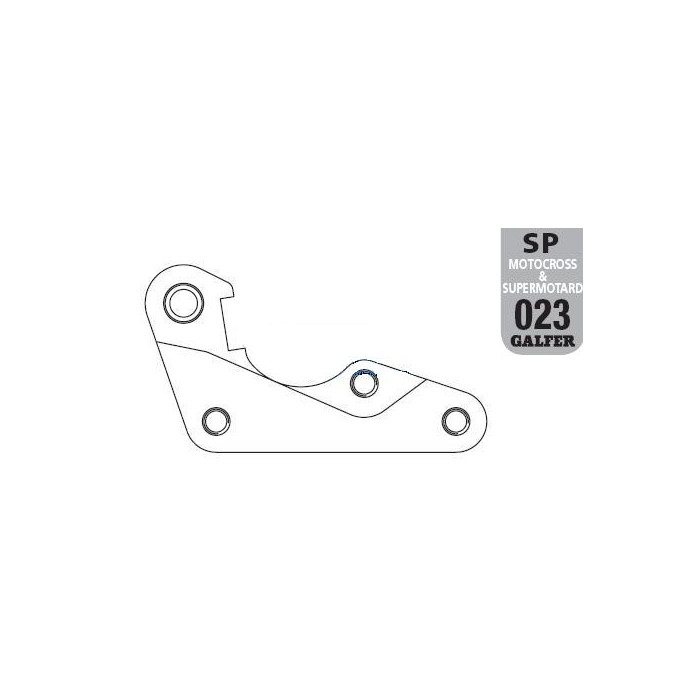 GALFER brake disc adapter 270mm YAMAHA YZF 250 / 450 '08-