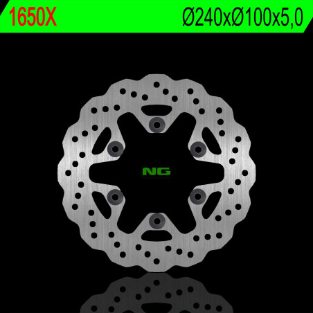 NG stabdžių diskas galas KAWASAKI KLX 250 09-17 (240X100X5,0mm) (6X10,50mm) WAVE