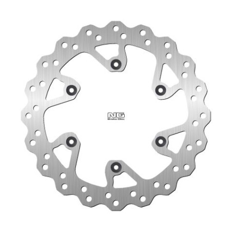 NG brake disc rear YAMAHA WR250 / 450 '19-21, YZ125 / 250 / 450 '18-21 (245X115X4mm) (6X6,5mm) WAVE