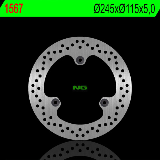 NG brake disc rear YAMAHA X-MAX 125 10-17, X-MAX 250 10-13 (245X115X5,0mm)