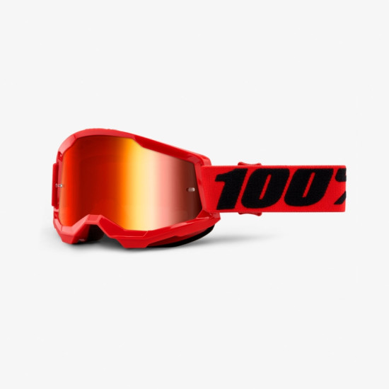 100 PERCENT (2023) STRATA 2 RED - MIRROR RED LENS glasses