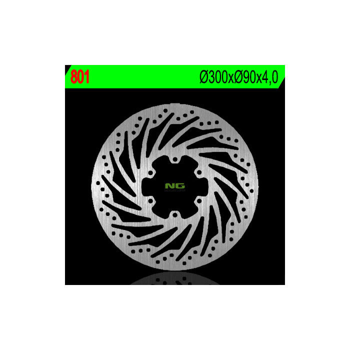 NG brake disc front APRILIA RS 50 '07-'08, BETA 50 / 125, DERBI 50 / 80 / 125 (300X90X4) (6X6,5mm)