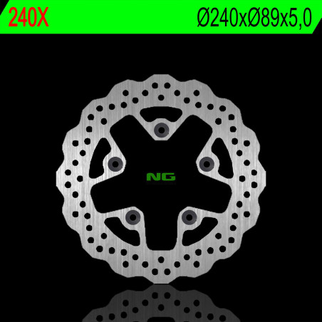 NG brake disc rear SUZUKI GSXR1300 99-07, GSXF, GSF 600 / 650 / 1200, SV 65099-02, KYMCO 125 / 200 / 300 08-17 (240X89X5,