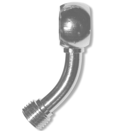 FREN TUBO brake hose nipple thread 10mm angle 45° chrome