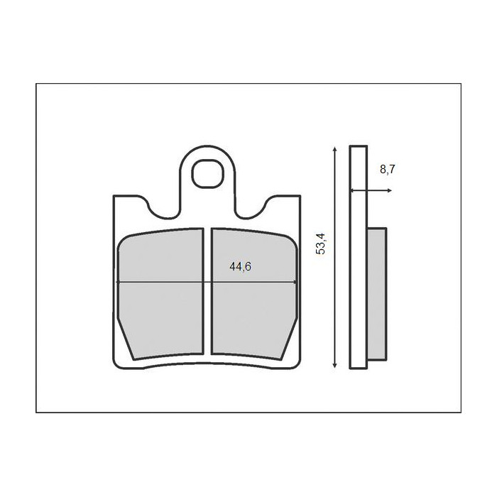 BRENTA brake pads KH283 / KH423 (FT 3018)