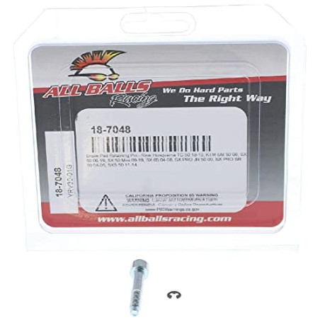 ALL BALLS brake pad retainer rear HUSQVARNA TC 50 18-19, KTM SM 50 06, SX 50 06-19, SX 65 04-08, SX PRO SR 50 04-05