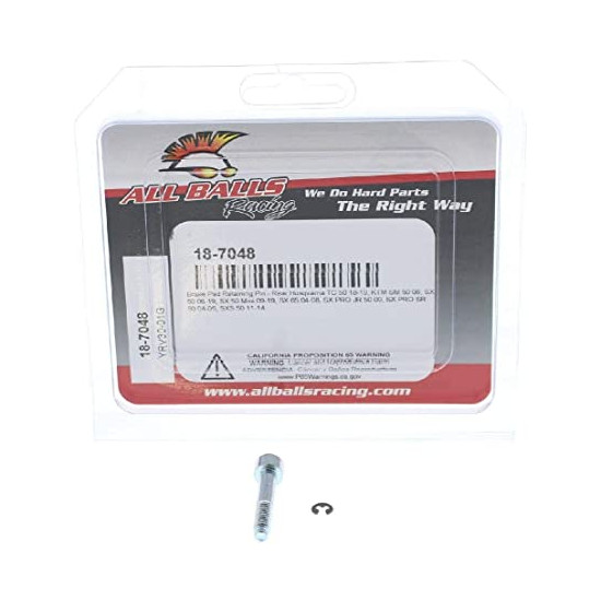 ALL BALLS brake pad retainer rear HUSQVARNA TC 50 18-19, KTM SM 50 06, SX 50 06-19, SX 65 04-08, SX PRO SR 50 04-05