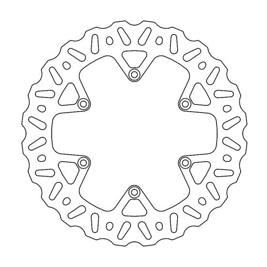 MOTO-MASTER brake disc rear NITRO 240mm to BETA 250 / 300 / 350 / 390 / 400 / 430 / 450 / 480 / 498 / 500 RR '13-'20