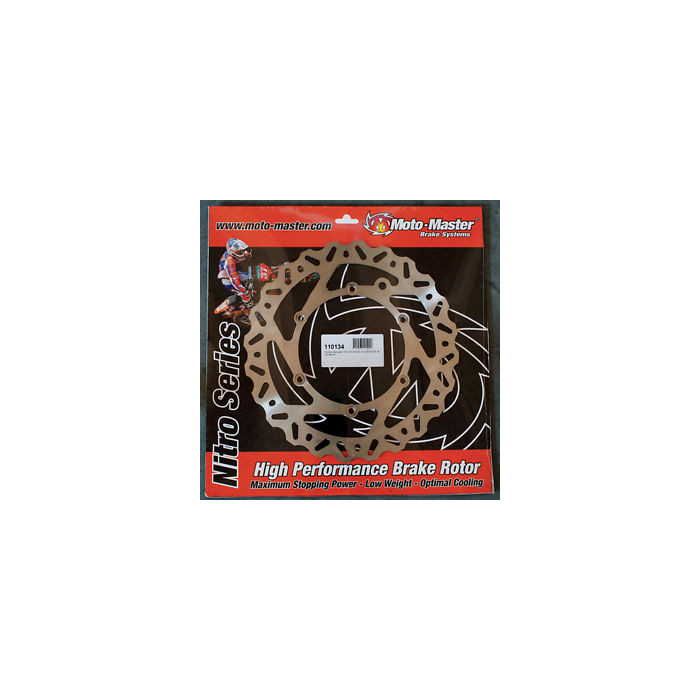 MOTO-MASTER brake disc front NITRO KAWASAKI KLX, SUZUKI RM 125 / 250, DRZ 250 / 400, YAMAHA YZ / YZF / WR / WRF 250mm (N