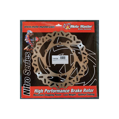MOTO-MASTER brake disc front NITRO KAWASAKI KLX, SUZUKI RM 125 / 250, DRZ 250 / 400, YAMAHA YZ / YZF / WR / WRF 250mm (N