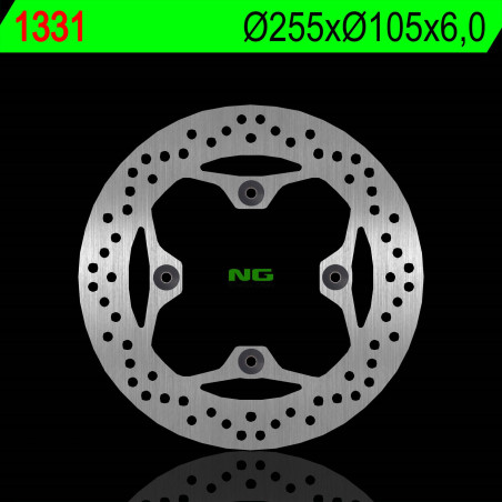 NG stabdžių diskas galas TRIUMPH TIGER 800 / 1050 13-17, SPEED TRIPLE 14-17 (255X105X6,0mm) (4X10,5mm)