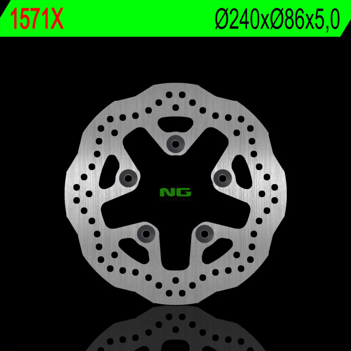 NG brake disc rear KTM SUPER DUKE 1290 14-18 (240X86X5,0mm) (5X8,5mm) WAVE
