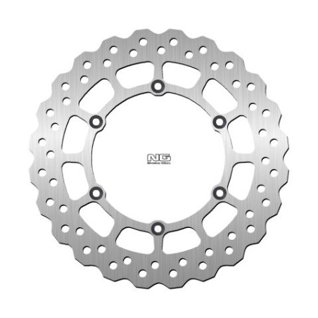 NG brake disc front YAMAHA WR / YZ125 / 250 '92-00, WR / YZ400 '98-00 (245X118X3mm) (6X6,5mm) WAVE