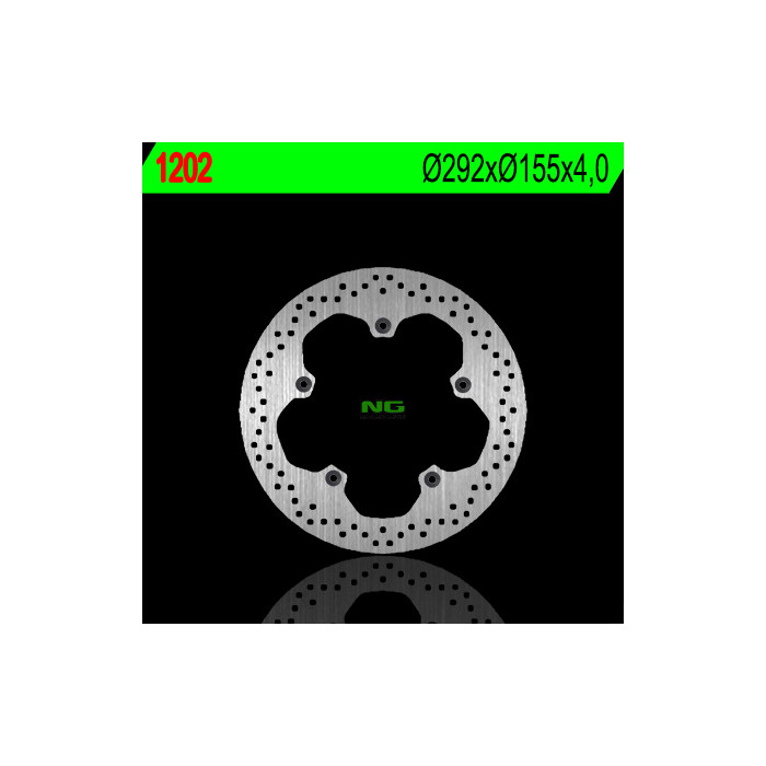 NG brake disc front YAMAHA YZF 125R '08-'14, MT 125 '14 (292X155X4) (5X8,5mm)