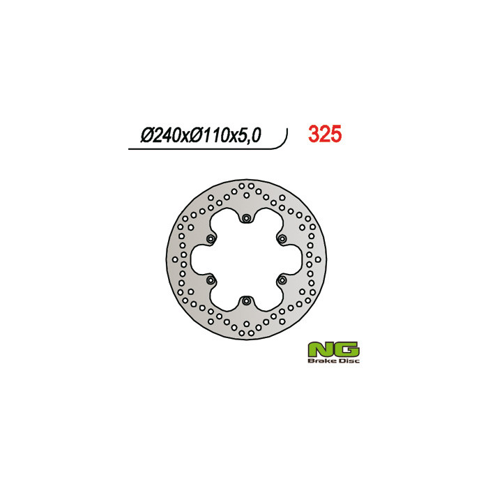 NG brake disc rear APRILIA / BMW F 650 94-15 (240X110X5)