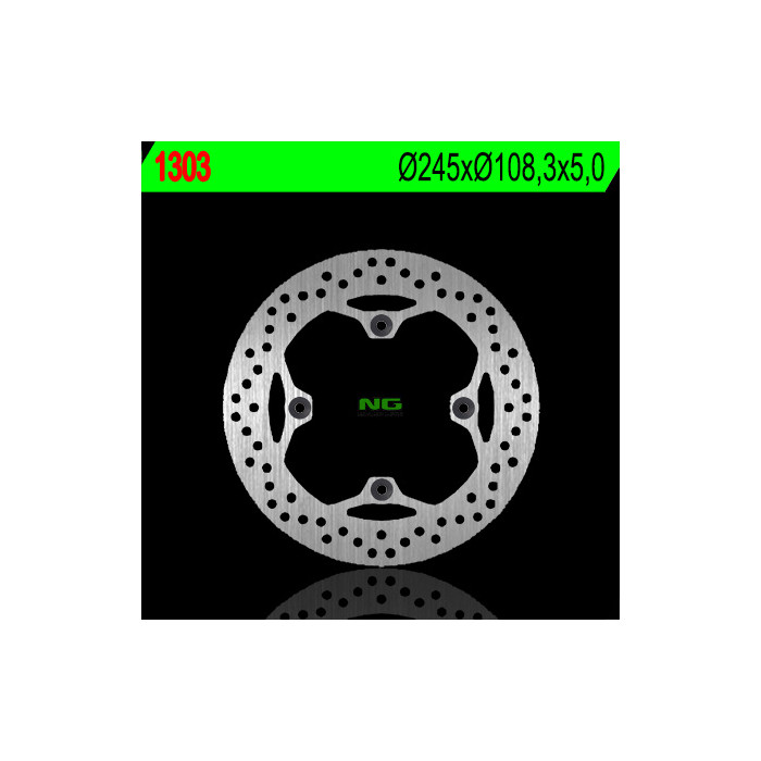 NG brake disc rear DUCATI 796 / 800 / 821 / 848 / 996 / 1000 / 1100 (245X108.5X5) (4X8.5mm)