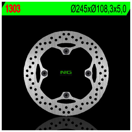 NG stabdžių diskas galas DUCATI 796 / 800 / 821 / 848 / 996 / 1000 / 1100 (245X108,5X5) (4X8,5mm)