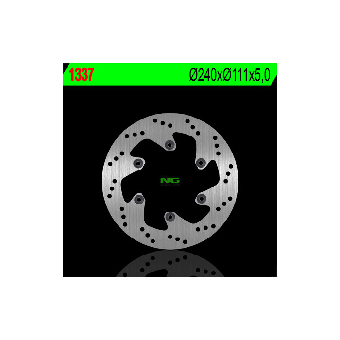 NG brake disc rear KTM SMC 690R '07-'14, ENDURO 690 '08-'14, LC8 950 / 990 ADVENTURE '02-'05 (240X111X5) (6X6,5mm)