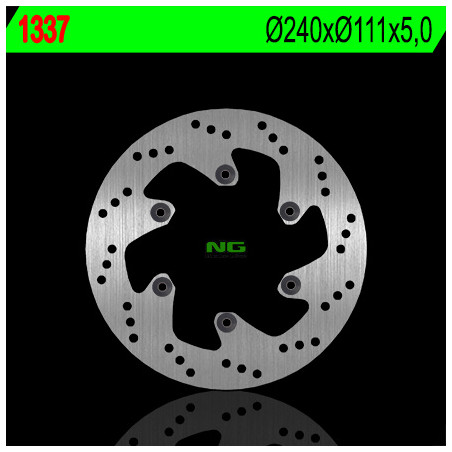 NG stabdžių diskas galas KTM SMC 690R '07-'14, ENDURO 690 '08-'14, LC8 950 / 990 ADVENTURE '02-'05 (240X111X5) (6X6,5mm)