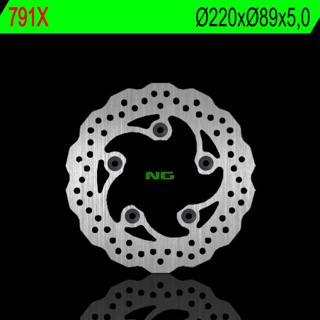 NG brake disc rear SUZUKI GSXR 600 97-18, GSXR 750 96-17, GSXR 1000 09-16, SV 650 03-15, SV 100 03-08, TL 1000R / S (5X10,