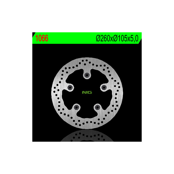 NG brake disc front KYMCO XCITING 250 / 300 / 500 (260X284X105X5) (5 holes 10.5 mm)