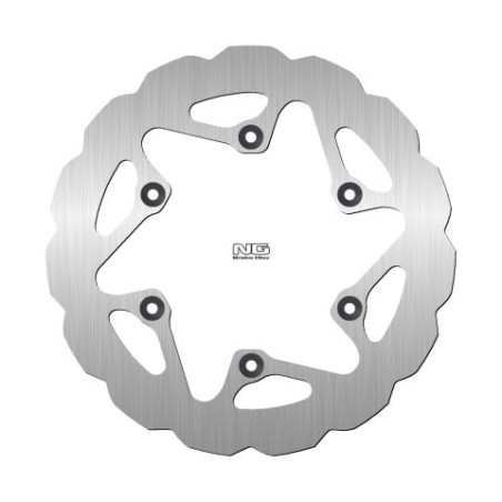 NG brake disc rear YAMAHA YZ250 / 450 '20-21 (240X115X4mm) (6X6.5mm) WAVE SP (complete)