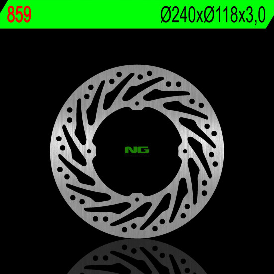 NG brake disc front HONDA CR 125 / 250 92-94, XR 250 / 600 / 650 91-11 (240X118X3,0mm) (4X6,5mm)
