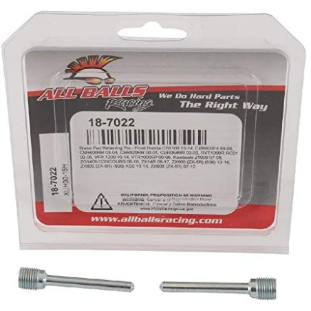 ALL BALLS brake pad locking bolts front HONDA CB 1100, CBR 600F, CBR 600RR, CBR 900RR, VFR 1200, KAWASAKI Z 1000,